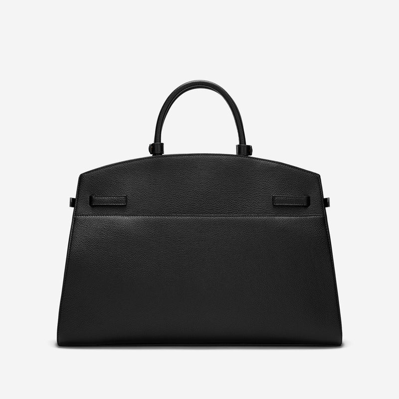 The Hudson Black Small Grain