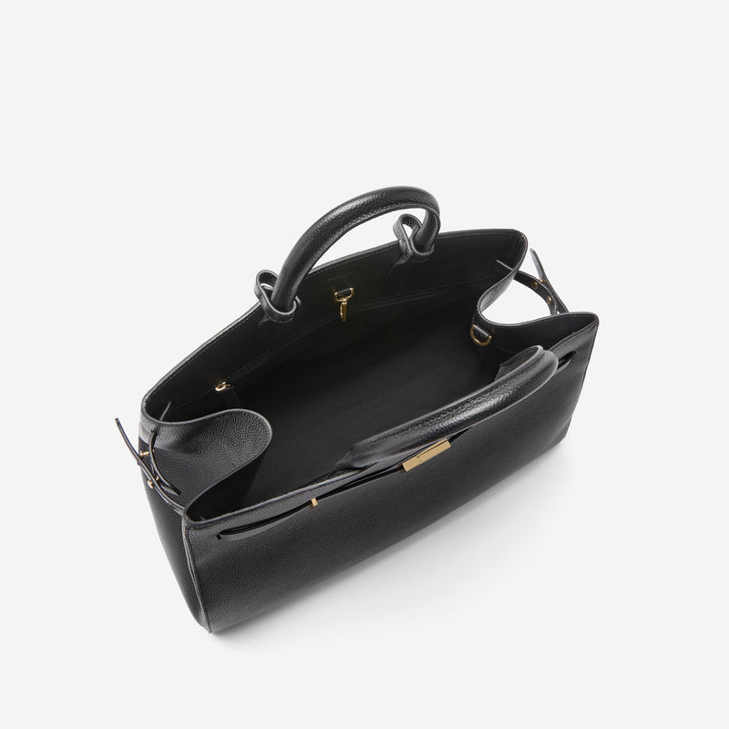 The Hudson Black Small Grain