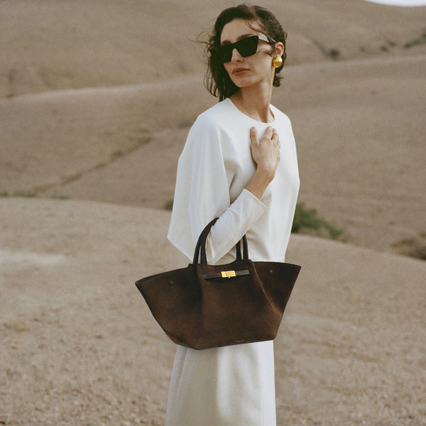 The Midi New York Mocha Suede & Mocha Smooth