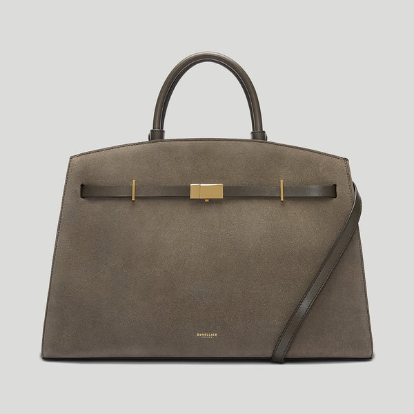 The Hudson Deep Olive Suede & Deep Olive Smooth