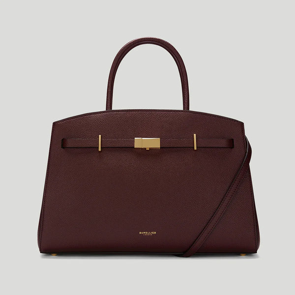 The Midi Hudson Burgundy Small Grain