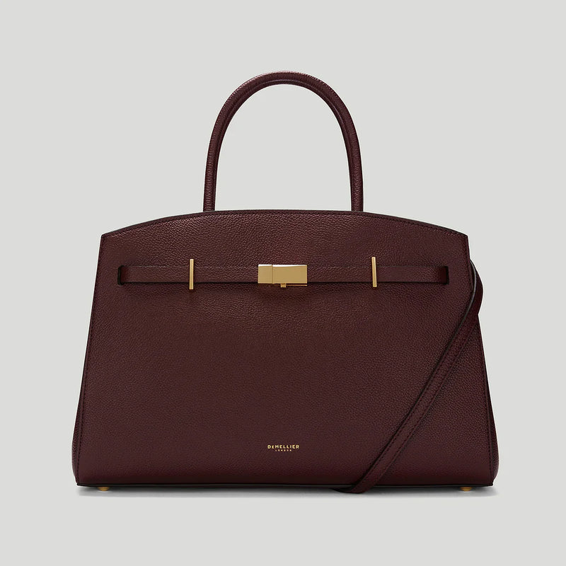 The Midi Hudson Burgundy Small Grain