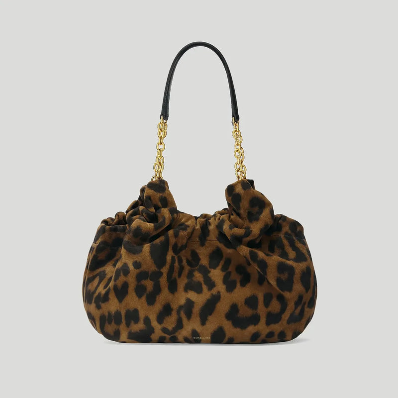 The Midi Miami Leopard-Effect Suede & Black Smooth