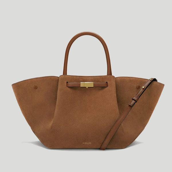 The Midi New York Deep Tan Suede & Tan Smooth