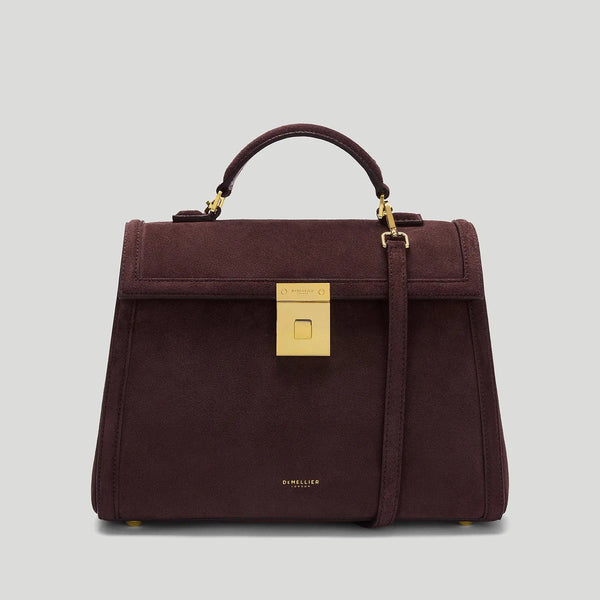 The Midi Paris Burgundy Suede & Burgundy Smooth