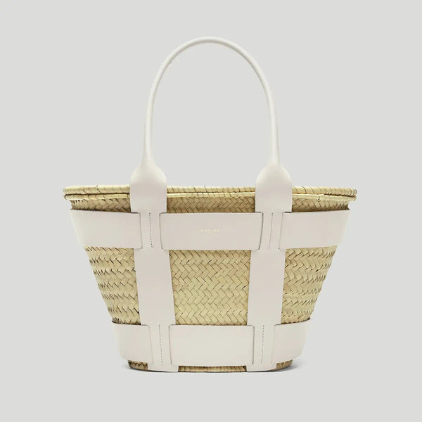 The Santorini Natural Basket Off-White Smooth