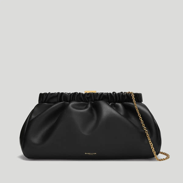 The Miami Clutch Black Smooth